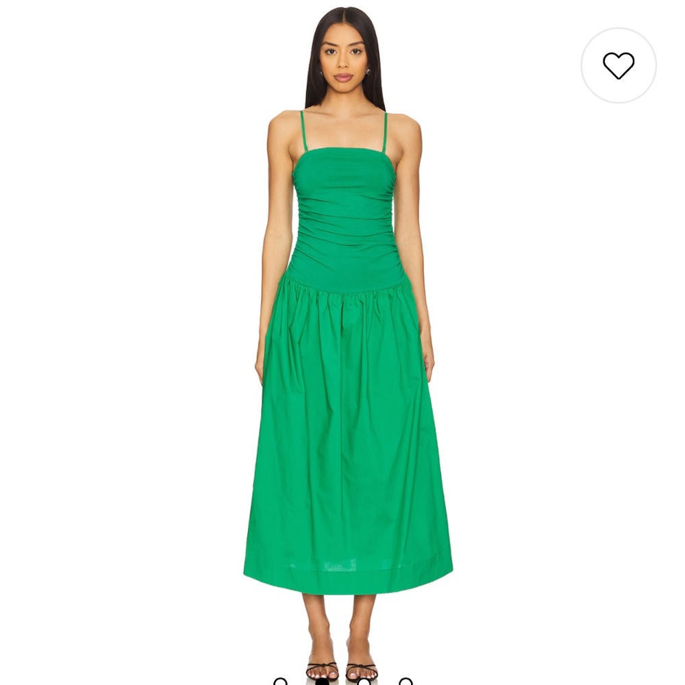 NWT green midi dress